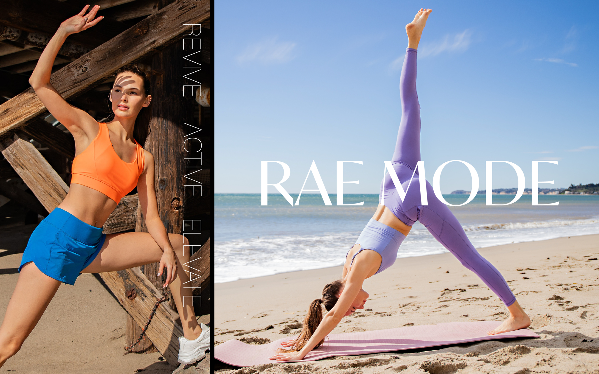 Rae Mode Nylon Rib Yoga Leggings